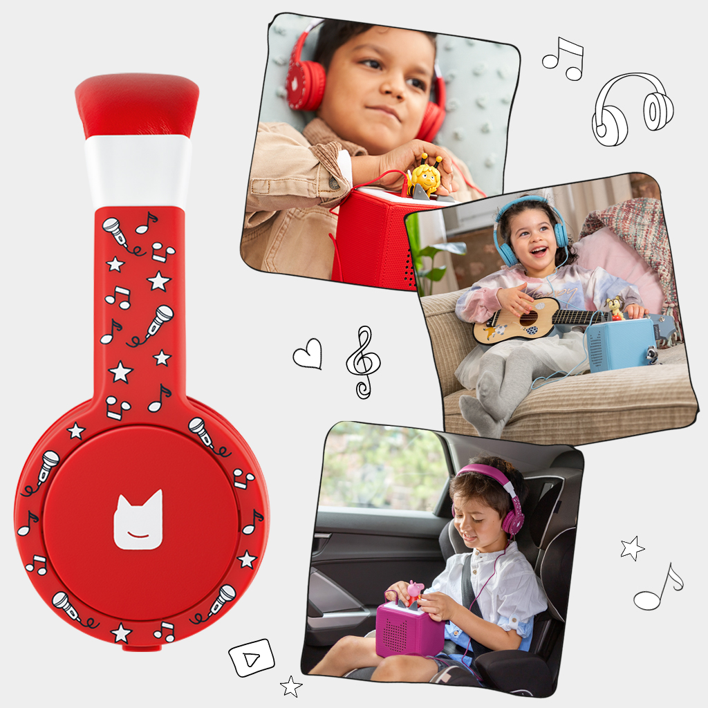 Acheter en ligne TONIES Lauscher Casque d'écoute pour enfants (On-Ear, Bleu  clair, Blanc) à bons prix et en toute sécurité 