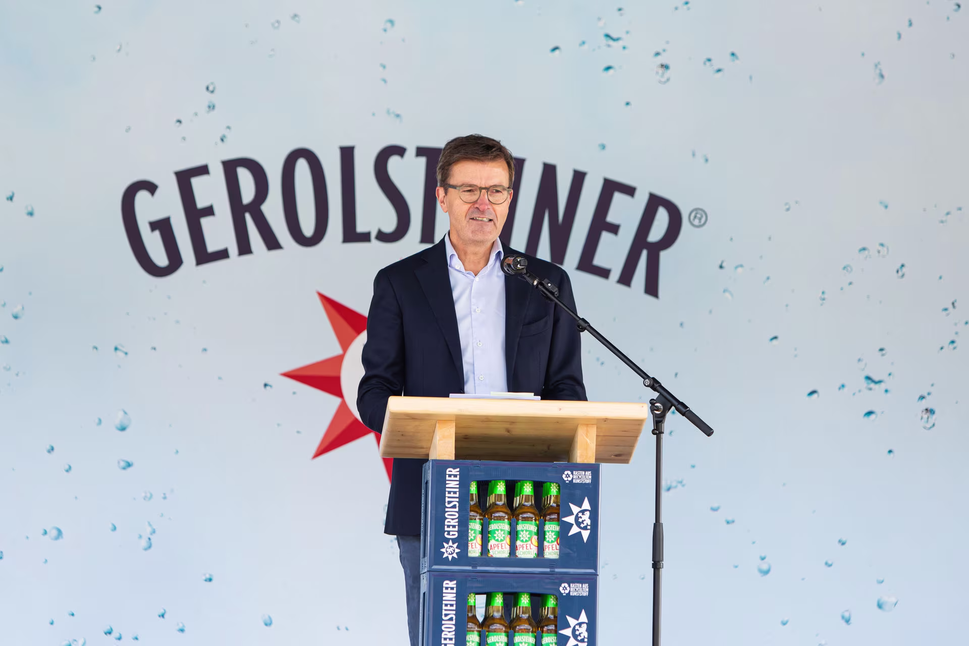 Roel Annega bei der Eröffnung des Gerolsteiner Sternparks