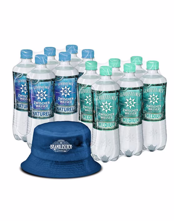 2 Sixpacks Zwischenwasser und ein Brandlöscher Hut - Gewinnspiel Parookaville