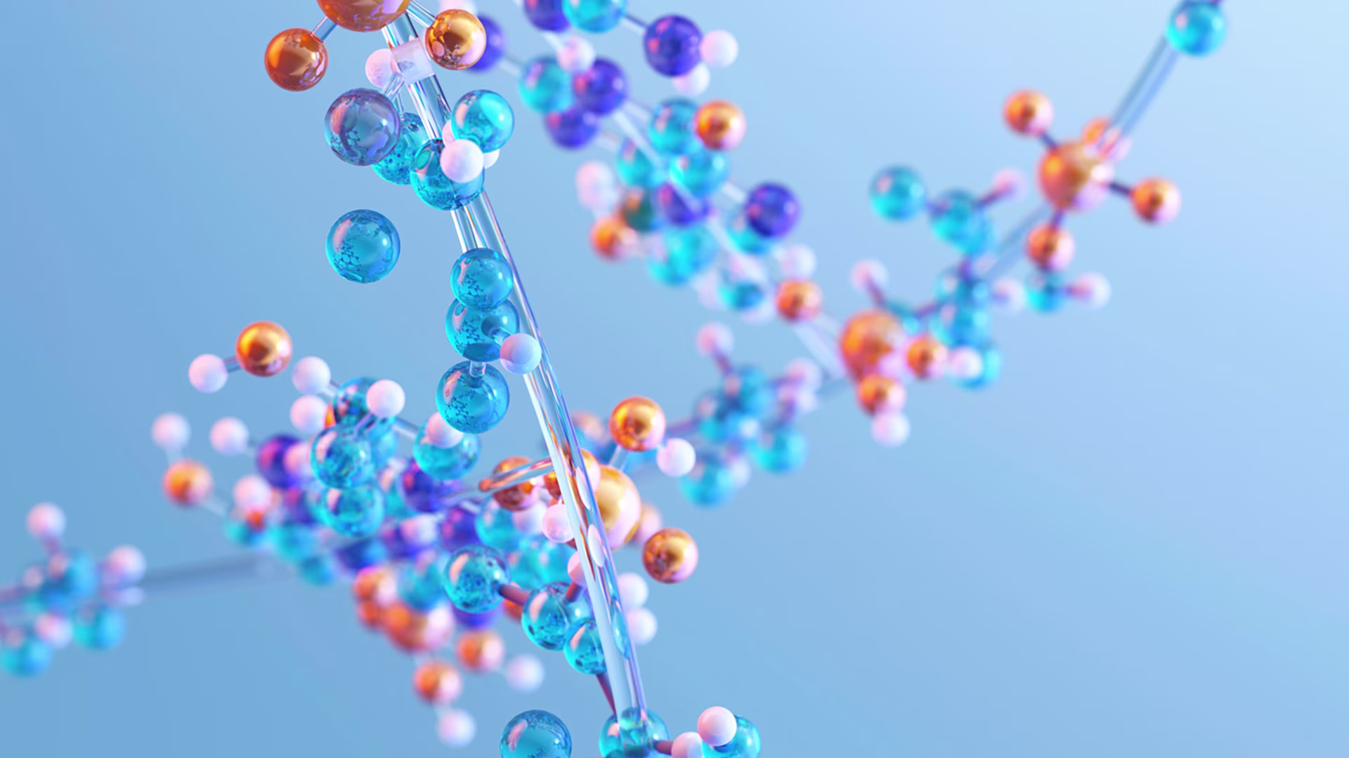 Darstellung von Aminosäuren in Proteinmolekülen