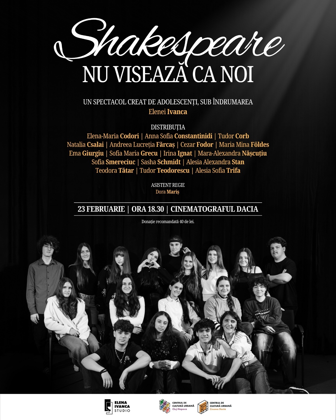 Shakespeare nu visează ca noi.