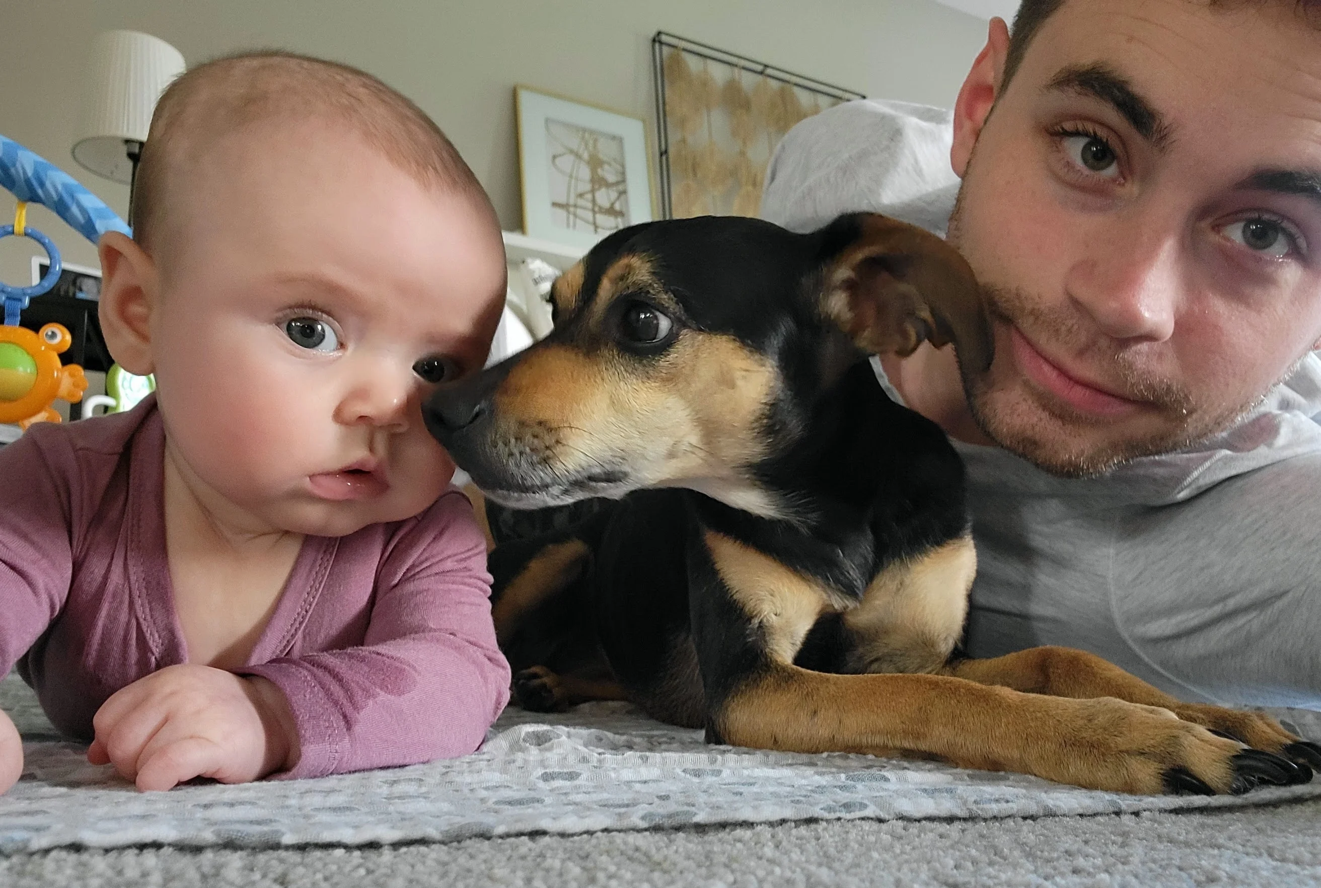 Mac, Lena, & Pup