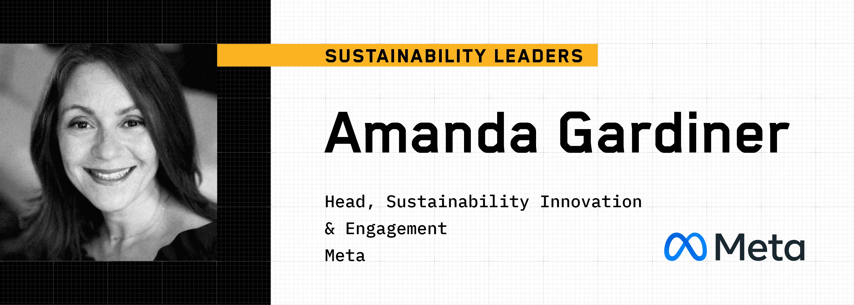 Amanda Gardiner, Head Sustainability Innovation & Engagement, Meta