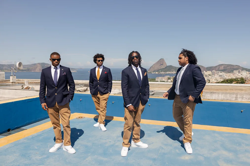On a rooftop, four Black young men with a range of medium and dark skin tones pose for a photo. They are all wearing navy suit jackets, khaki pants, and blue and khaki ties. My Brother’s Keeper Alliance program visited the Prudential office in downtown Rio de Janeiro, Brazil, during a cultural exchange program on March 27, 2025.​​​​‌﻿‍﻿​‍​‍‌‍﻿﻿‌﻿​‍‌‍‍‌‌‍‌﻿‌‍‍‌‌‍﻿‍​‍​‍​﻿‍‍​‍​‍‌‍​﻿‌‍﻿﻿‌‍﻿‍‌﻿‌​‌‍‌‌‌‍﻿‍‌﻿‌​‌‍‌‍‌﻿‌‌‌‍﻿​​‍﻿‍‌‍​﻿‌‍﻿﻿‌‍﻿‌​‍​‍​‍﻿​​‍​‍‌‍‍​‌﻿​‍‌‍‌‌‌‍‌‍​‍​‍​﻿‍‍​‍​‍‌‍‍​‌﻿‌​‌﻿‌​‌﻿​​‌﻿​﻿​﻿‍‍​‍﻿﻿​‍﻿﻿‌‍​‌‌﻿​​‌﻿​​​‍﻿‍‌‍​﻿‌‍﻿﻿‌‍﻿‍‌﻿‌​‌‍‌‌‌‍﻿‍‌﻿‌​‌‍‌‍‌﻿‌‌‌‍﻿​​‍﻿‍‌‍​﻿‌‍﻿﻿‌‍﻿‌​‍﻿﻿‌﻿​﻿‌﻿​​‌‍​‌‌‍​﻿‌‍‌‌‌﻿​﻿​‍﻿﻿‌‍﻿​​﻿‌﻿‌‍‍​​﻿‌‌​﻿‍‌‌‍‍​‌‍‌‍‌‍﻿‍‌‍﻿​‌﻿‍​‌‍‍‍‌﻿‍​​‍﻿﻿‌‍‌‌‌‍﻿‍‌﻿‌‍‌‍‍‌‌﻿​‍‌‍﻿﻿‌‍﻿‍‌‍﻿‌‌‍‌‌‌‍﻿‍‌﻿‌​‌﻿​﻿​‍﻿﻿‌‍﻿‌‌‍​‌‌﻿​﻿‌﻿‌​‌‍‌‌‌﻿​‍​‍﻿﻿‌‍‌‌‌‍﻿‍‌﻿‌​‌﻿​‍‌‍‍‌‌‍‌‌‌﻿​﻿​‍﻿﻿​﻿‌‌​﻿‍​‌‍‌​‌‍‌﻿‌‌​‌‌‍‍﻿‌​‍‍‌​‍​​﻿‍​‌‌‌​‌﻿‍​‌﻿​‌‌﻿​﻿‌‍﻿​‌‍‌‍‌‌‍‌‌‌​‍‌‍‍​‌​​‍​﻿‌‌‌‌​﻿​‍﻿﻿​﻿﻿﻿‌‍‌‍‌‍﻿﻿‌‍​﻿‌﻿‌‌‌﻿​﻿‌‍‌‌‌‍‌​‌​‌‍‌‍‍‌‌‍‌‌‌‍﻿​‌‍‌​​﻿﻿‌‌‍​‌‌‍﻿​‌﻿‌​‌‌‌​‌‍‌‌‌﻿‍​‌﻿‌​​‍‌‍‌‍‌‍‌‍﻿﻿‌‍​﻿‌﻿‌‌‌﻿​﻿‌‍‌‌‌‍‌​‌​﻿​‌‍﻿﻿‌‍​﻿‌‍​‌‌‍﻿​‌‍‌‌​﻿﻿‌‌‍‌‌‌‍﻿‍​‍﻿‌‌‌‌‌‌‌​﻿​‍‌‍‌﻿​﻿‌‍﻿﻿‌﻿‌‌‌﻿​‍‌‍​﻿‌‍‌‌​﻿﻿‌‌﻿‌‍‌‍‌‌‌﻿​‍‌‍​﻿‌‍‌‌‌‍﻿​​‍﻿‌‌‍​﻿‌‍﻿﻿‌‍﻿‍‌﻿‌​‌‍‌‌‌‍﻿‍‌﻿‌​​‍﻿‌‌‍﻿​‌‍‍‌‌‍﻿‍‌‍‍﻿​‍​‍​‍﻿​​‍​‍‌‍​﻿‌‍﻿﻿‌‍﻿‍‌﻿‌​‌‍‌‌‌‍﻿‍‌﻿‌​‌‍‌‍‌﻿‌‌‌‍﻿​​‍​‍​﻿‍‍‌﻿‍﻿​‍​‍‌‍‌‌‌‍‌​‌‍‍‌‌﻿‌​‌‍﻿﻿‌﻿​‍‌​‍‌‌‍﻿‍‌﻿‌​‌‍‌‌‌﻿​‍‌‍‌‍‌‍​‌‌‍​﻿‌‍‌‌​‍​‍​﻿‍‍‌﻿‍﻿​‍​‍‌﻿‌﻿‌‍‍‌‌‍‌​‌‍‌﻿‌‍‌‌‌﻿‌​‌​‍‌‌‍‌​​‍​‍​﻿‍‍​‍​‍‌‍﻿‌‌﻿‌‌‌‍﻿​‌﻿‌​‌‍‍‌‌﻿​​‌‍﻿​‌‍‌‌‌​﻿​‌‍‍‌‌‍﻿‍‌‍‌‌​‍​‍​‍﻿​​‍​‍‌﻿‌﻿‌‍‍‌‌‍‌​‌‍‌﻿‌‍‌‌‌﻿‌​‌​﻿‍‌‍​‌‌‍﻿‌‌‍‌‌‌﻿​﻿‌﻿​​‌‍​‌‌‍​﻿‌‍‌‌​‍​‍​﻿‍‍​‍​‍‌‍​‍‌﻿‌‌‌‍‍‌‌‍﻿​‌﻿‌​‌‍‍‌‌‍﻿‍​‍​‍‌﻿﻿‌​‍﻿​​‍​‍‌‍‌‍‌‍‍‌‌‍‌‌‌‍﻿​‌‍‌​‌‌‌​‌﻿‍‌‌﻿​​‌‍‌‌​‍​‍​﻿‍‍​‍​‍‌‌‌​‌‍‌‌‌﻿‍​‌﻿‌​​‍​‍‌﻿﻿‌‌﻿﻿‌