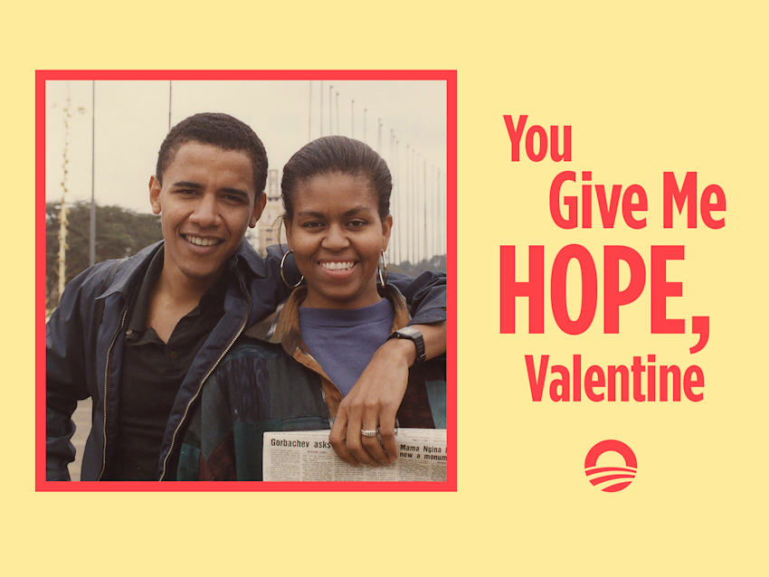 Obama-themed valentines to share with your love | The Obama Foundation