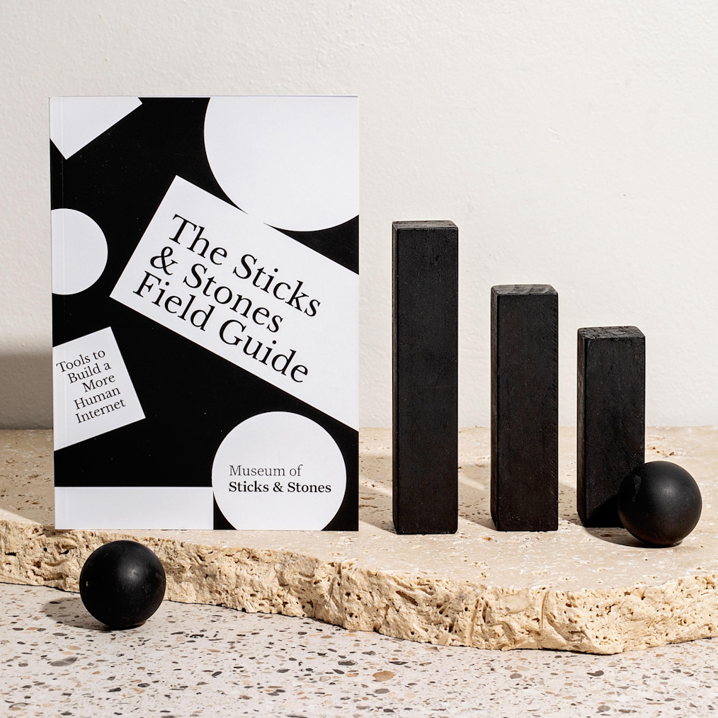 A picture of the Sticks & Stones Field guide handbook campaign.