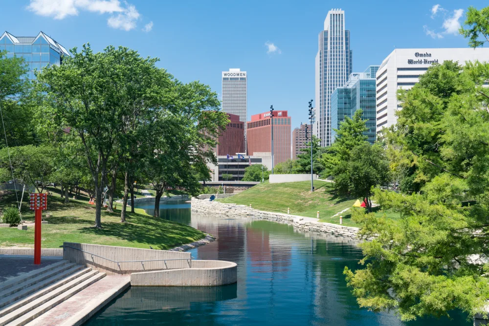 Skyline of Omaha, Nebraska