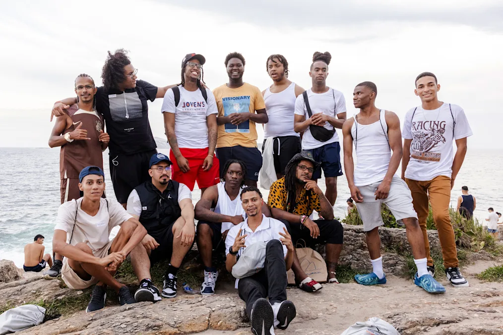 group photo from Brazil trip