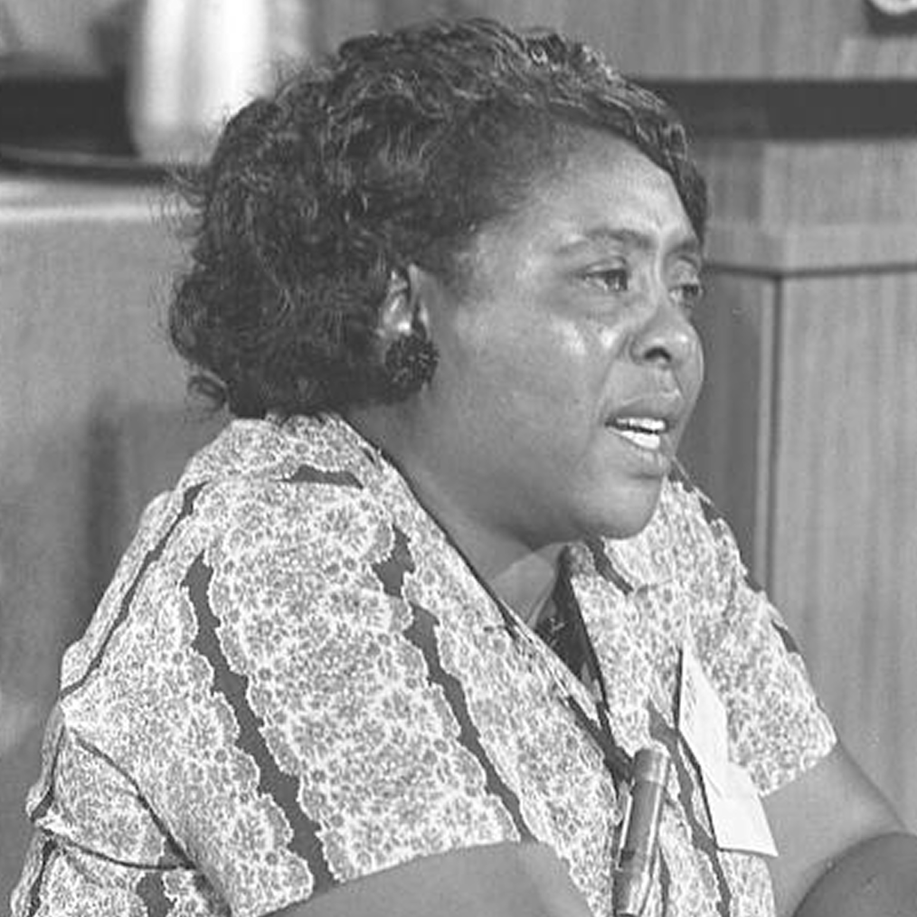 Headshot of Fannie Lou Hamer