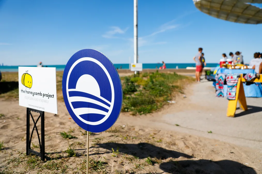 On Mandela Day, Wednesday, July 18, the Obama Foundation and The Honeycomb Project team up on the shores of Lake Michigan for a sunset beach clean up. We measure beach health, clear the boardwalk, collect garbage, and make a positive impact at Rainbow in t
