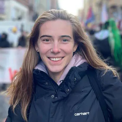 Headshot of Adelaïde Charlier, 2025-2026 Obama Foundation Europe Leader