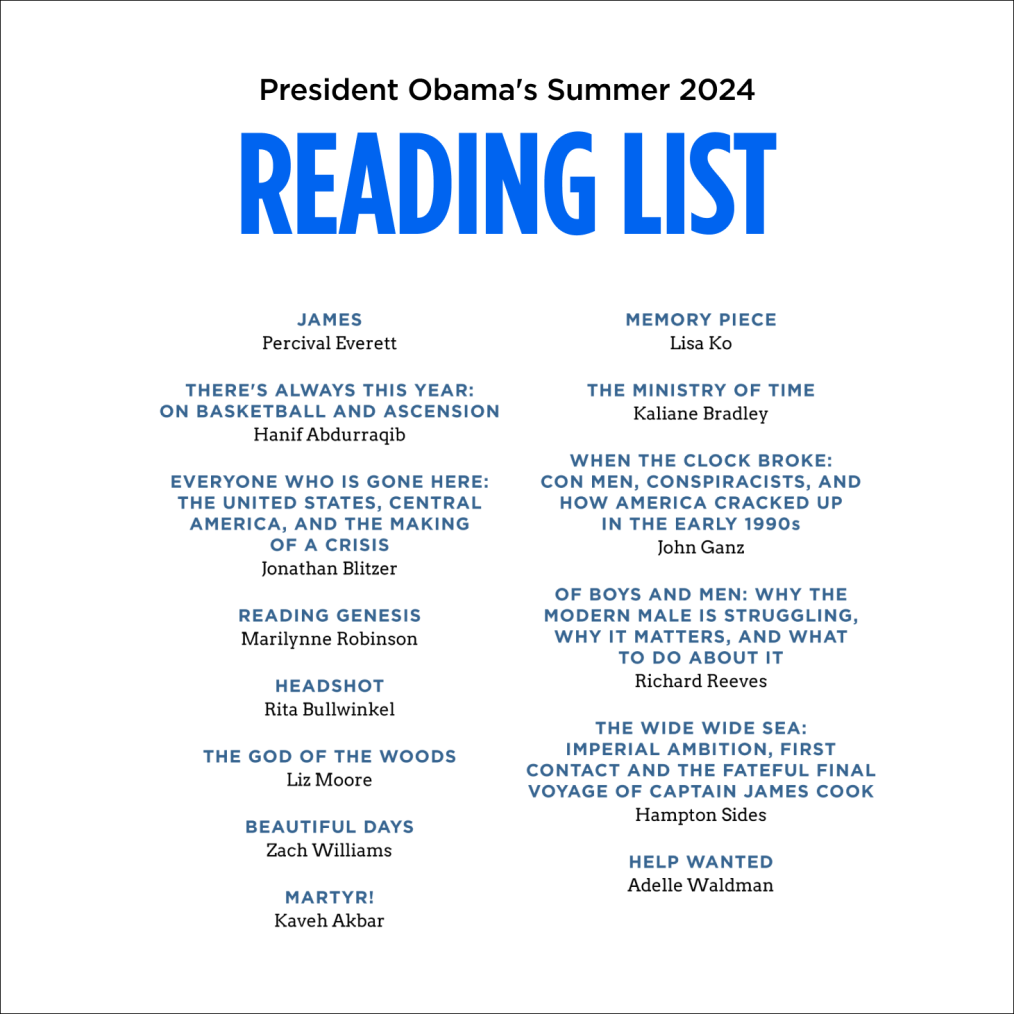 President Obama’s favorite books and music of the summer | The Obama ...