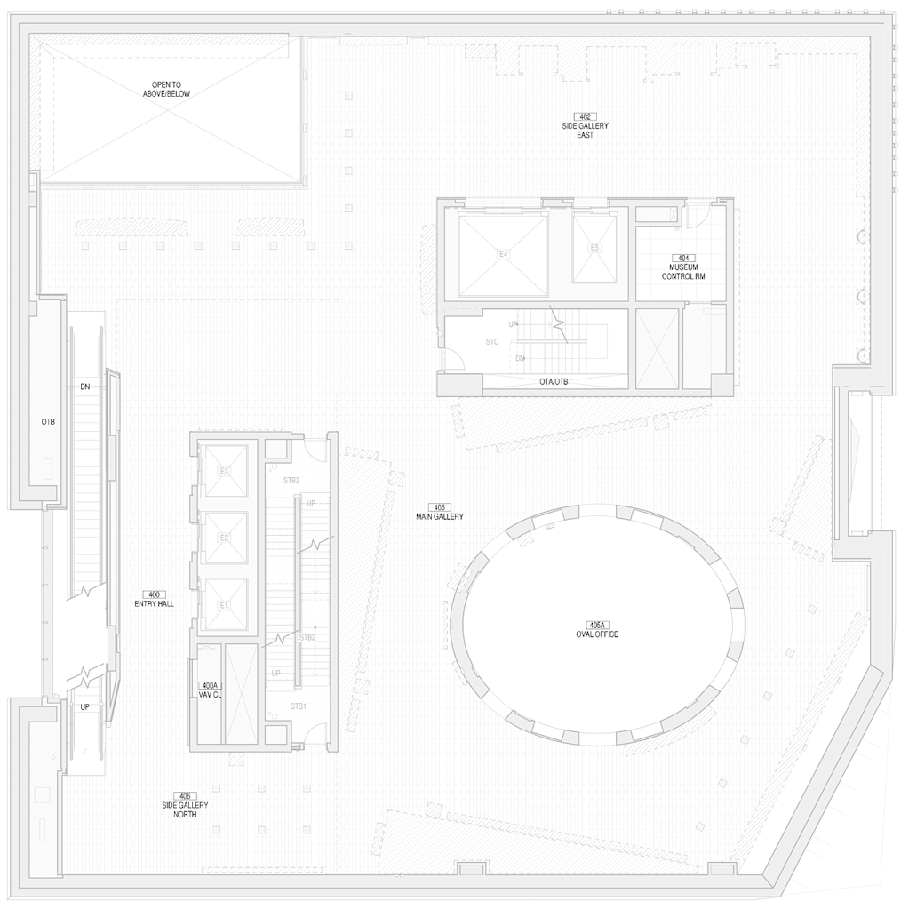 Map of the OPC Museum Level 2