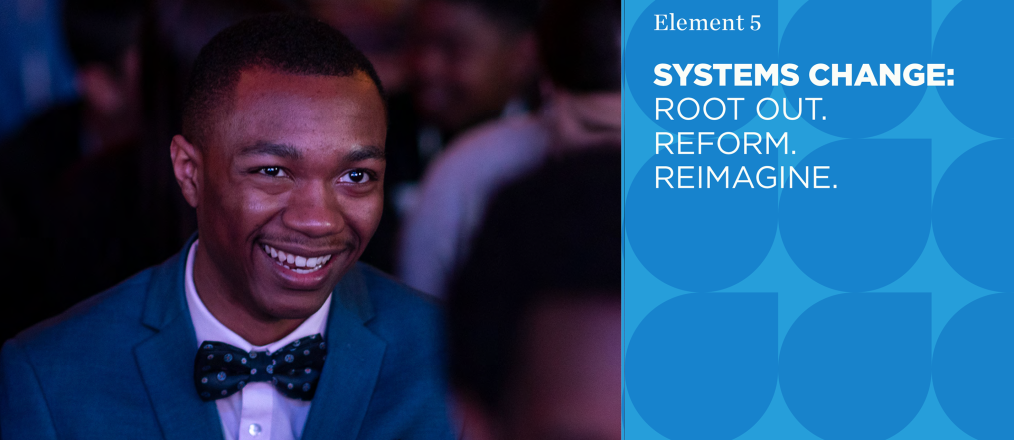 Systems Change: Root out. Reform. Reimagine