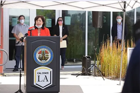 Supervisor Hilda L. Solis, Assemblymember Wendy Carrillo opens a new medical center in LA.