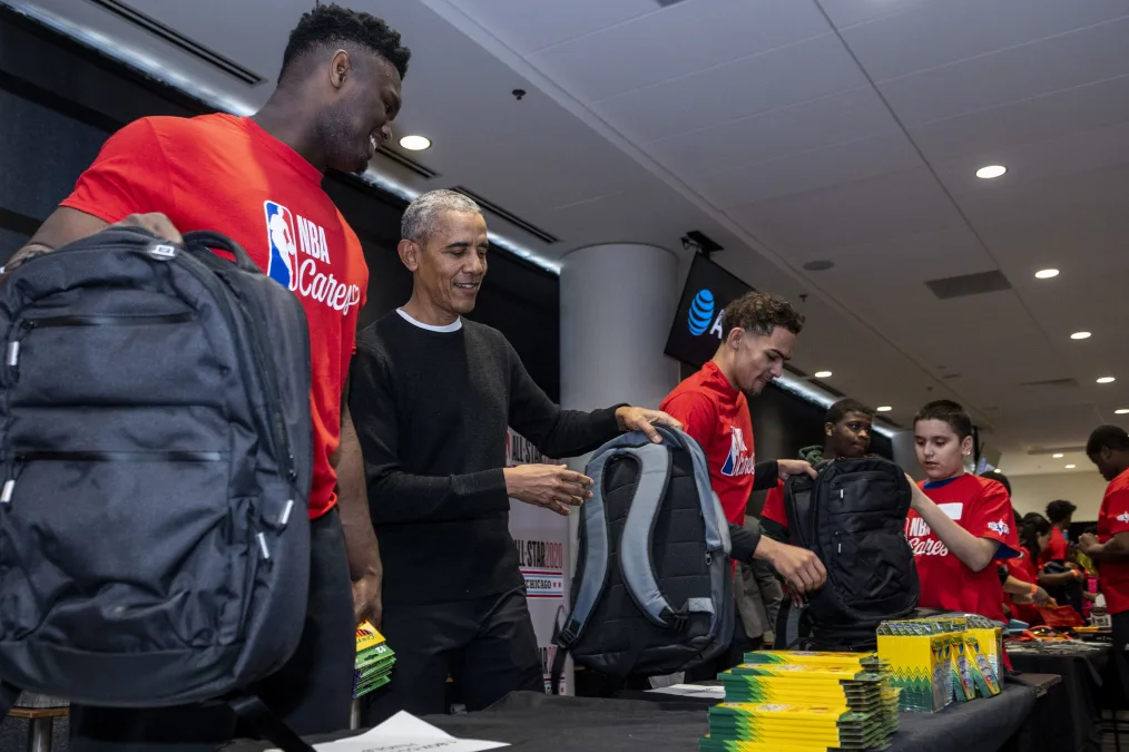MBK Chicago and President Barack Obama at NBA All Star Weekend