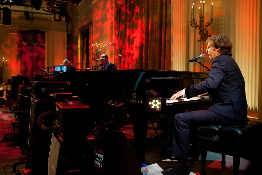 Paul McCartney performs during the Gershwin Prize concert