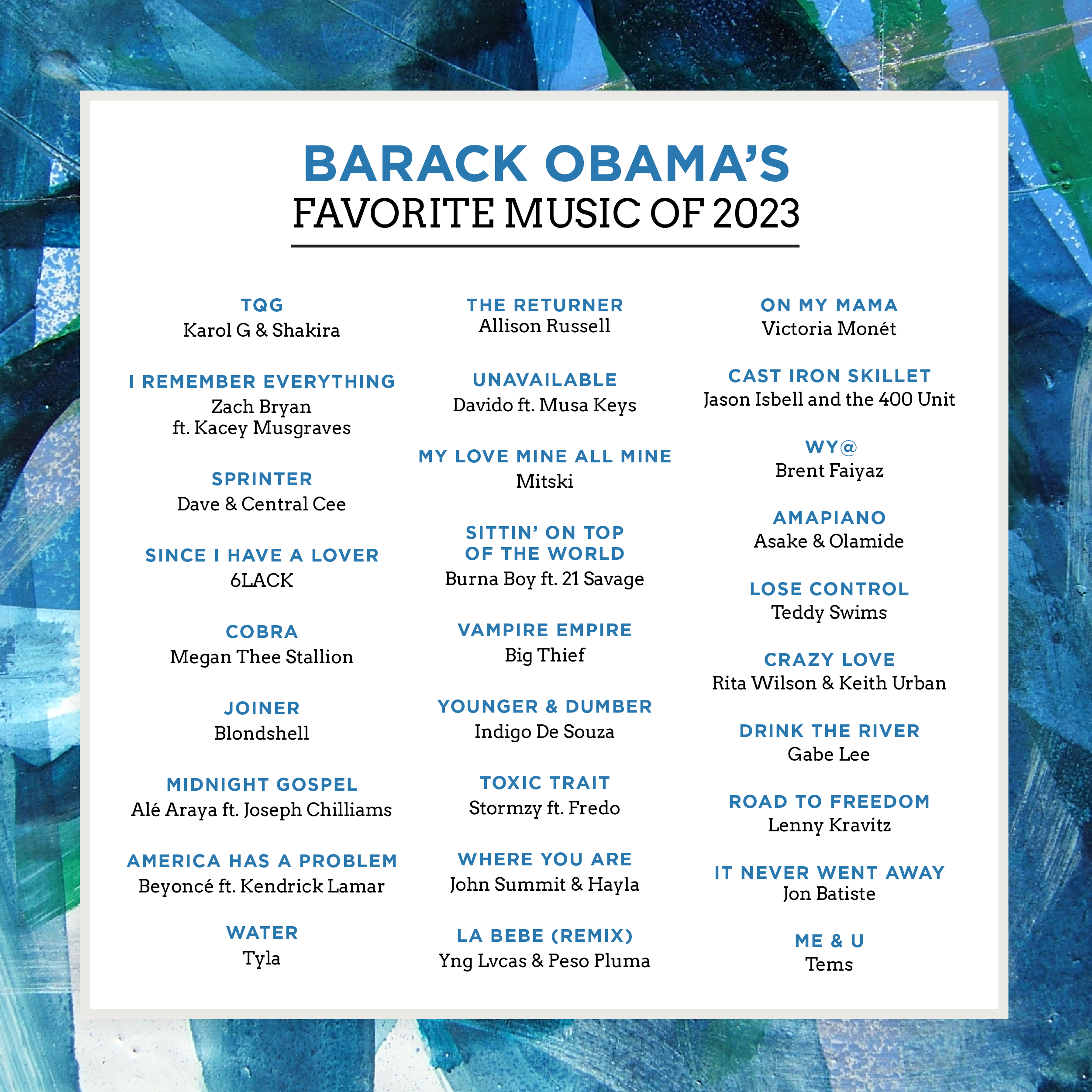 President Obama S Favorite Films Books And Music Of 2023 The Obama   IMG 3420 