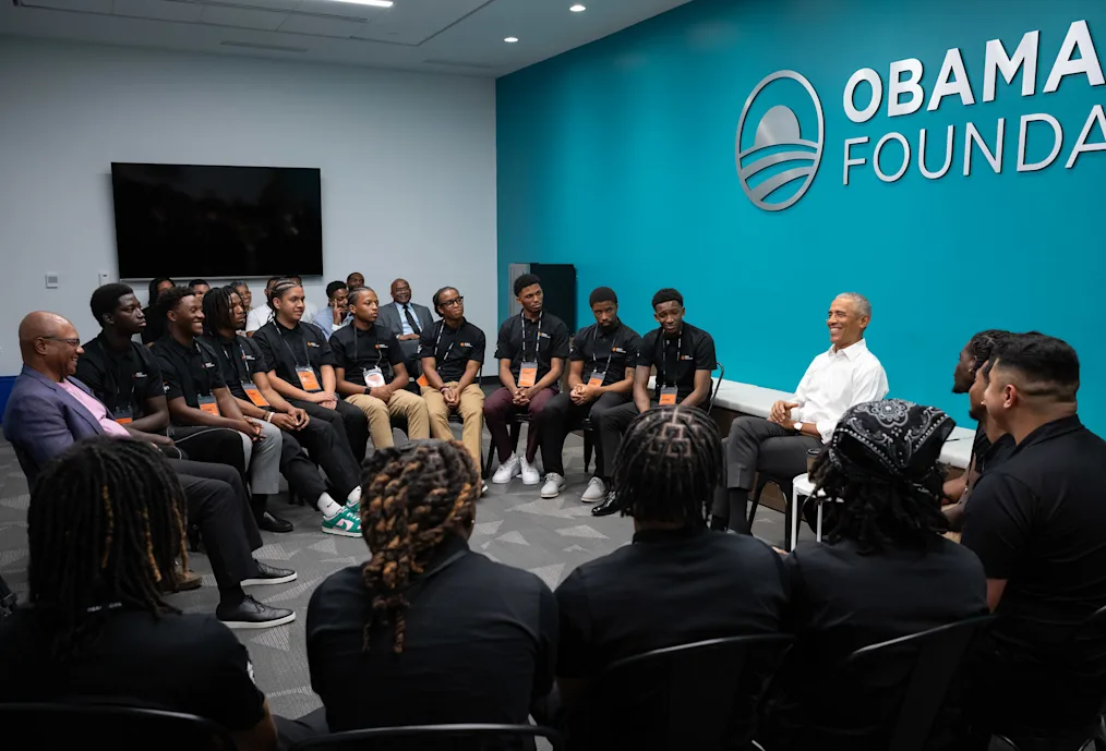 President Obama speaks with the inaugural cohort of My Brother’s Keeper Ambassadors during a convening in Washington, D.C., on June 24, 2025.​​​​‌﻿‍﻿​‍​‍‌‍﻿﻿‌﻿​‍‌‍‍‌‌‍‌﻿‌‍‍‌‌‍﻿‍​‍​‍​﻿‍‍​‍​‍‌‍​﻿‌‍﻿﻿‌‍﻿‍‌﻿‌​‌‍‌‌‌‍﻿‍‌﻿‌​‌‍‌‍‌﻿‌‌‌‍﻿​​‍﻿‍‌‍​﻿‌‍﻿﻿‌‍﻿‌​‍​‍​‍﻿​​‍​‍‌‍‍​‌﻿​‍‌‍‌‌‌‍‌‍​‍​‍​﻿‍‍​‍​‍‌‍‍​‌﻿‌​‌﻿‌​‌﻿​​‌﻿​﻿​﻿‍‍​‍﻿﻿​‍﻿﻿‌‍​‌‌﻿​​‌﻿​​​‍﻿‍‌‍​﻿‌‍﻿﻿‌‍﻿‍‌﻿‌​‌‍‌‌‌‍﻿‍‌﻿‌​‌‍‌‍‌﻿‌‌‌‍﻿​​‍﻿‍‌‍​﻿‌‍﻿﻿‌‍﻿‌​‍﻿﻿‌﻿​﻿‌﻿​​‌‍​‌‌‍​﻿‌‍‌‌‌﻿​﻿​‍﻿﻿‌‍﻿​​﻿‌﻿‌‍‍​​﻿‌‌​﻿‍‌‌‍‍​‌‍‌‍‌‍﻿‍‌‍﻿​‌﻿‍​‌‍‍‍‌﻿‍​​‍﻿﻿‌‍‌‌‌‍﻿‍‌﻿‌‍‌‍‍‌‌﻿​‍‌‍﻿﻿‌‍﻿‍‌‍﻿‌‌‍‌‌‌‍﻿‍‌﻿‌​‌﻿​﻿​‍﻿﻿‌‍﻿‌‌‍​‌‌﻿​﻿‌﻿‌​‌‍‌‌‌﻿​‍​‍﻿﻿‌‍‌‌‌‍﻿‍‌﻿‌​‌﻿​‍‌‍‍‌‌‍‌‌‌﻿​﻿​‍﻿﻿​﻿‍‌‌‌​​‌​﻿‌‌​‌﻿​﻿‌‌‌​﻿‌‌​﻿‌‌‍﻿﻿‌​‌‍‌﻿​​‌‌‍‍‌​﻿‌‌​‍﻿‌‍‍​‌‌‍​‌​﻿‍‌‌​‍‌‌​​​﻿​﻿‌‍‌﻿‌‌​﻿​‍﻿﻿​﻿﻿﻿‌‍‌‍‌‍﻿﻿‌‍​﻿‌﻿‌‌‌﻿​﻿‌‍‌‌‌‍‌​‌​‌‍‌‍‍‌‌‍‌‌‌‍﻿​‌‍‌​​﻿﻿‌‌‍​‌‌‍﻿​‌﻿‌​‌‌‌​‌‍‌‌‌﻿‍​‌﻿‌​​‍‌‍‌‍‌‍‌‍﻿﻿‌‍​﻿‌﻿‌‌‌﻿​﻿‌‍‌‌‌‍‌​‌​﻿​‌‍﻿﻿‌‍​﻿‌‍​‌‌‍﻿​‌‍‌‌​﻿﻿‌‌‍‌‌‌‍﻿‍​‍﻿‌‌‌‌‌‌‌​﻿​‍‌‍‌﻿​﻿‌‍﻿﻿‌﻿‌‌‌﻿​‍‌‍​﻿‌‍‌‌​﻿﻿‌‌﻿‌‍‌‍‌‌‌﻿​‍‌‍​﻿‌‍‌‌‌‍﻿​​‍﻿‌‌‍​﻿‌‍﻿﻿‌‍﻿‍‌﻿‌​‌‍‌‌‌‍﻿‍‌﻿‌​​‍﻿‌‌‍﻿​‌‍‍‌‌‍﻿‍‌‍‍﻿​‍​‍​‍﻿​​‍​‍‌‍​﻿‌‍﻿﻿‌‍﻿‍‌﻿‌​‌‍‌‌‌‍﻿‍‌﻿‌​‌‍‌‍‌﻿‌‌‌‍﻿​​‍​‍​﻿‍‍‌﻿‍﻿​‍​‍‌‍‌‌‌‍‌​‌‍‍‌‌﻿‌​‌‍﻿﻿‌﻿​‍‌​‍‌‌‍﻿‍‌﻿‌​‌‍‌‌‌﻿​‍‌‍‌‍‌‍​‌‌‍​﻿‌‍‌‌​‍​‍​﻿‍‍‌﻿‍﻿​‍​‍‌﻿‌﻿‌‍‍‌‌‍‌​‌‍‌﻿‌‍‌‌‌﻿‌​‌​‍‌‌‍‌​​‍​‍​﻿‍‍​‍​‍‌‍﻿‌‌﻿‌‌‌‍﻿​‌﻿‌​‌‍‍‌‌﻿​​‌‍﻿​‌‍‌‌‌​﻿​‌‍‍‌‌‍﻿‍‌‍‌‌​‍​‍​‍﻿​​‍​‍‌﻿‌﻿‌‍‍‌‌‍‌​‌‍‌﻿‌‍‌‌‌﻿‌​‌​﻿‍‌‍​‌‌‍﻿‌‌‍‌‌‌﻿​﻿‌﻿​​‌‍​‌‌‍​﻿‌‍‌‌​‍​‍​﻿‍‍​‍​‍‌‍​‍‌﻿‌‌‌‍‍‌‌‍﻿​‌﻿‌​‌‍‍‌‌‍﻿‍​‍​‍‌﻿﻿‌​‍﻿​​‍​‍‌‍‌‍‌‍‍‌‌‍‌‌‌‍﻿​‌‍‌​‌‌‌​‌﻿‍‌‌﻿​​‌‍‌‌​‍​‍​﻿‍‍​‍​‍‌‌‌​‌‍‌‌‌﻿‍​‌﻿‌​​‍​‍‌﻿﻿‌‌﻿﻿‌