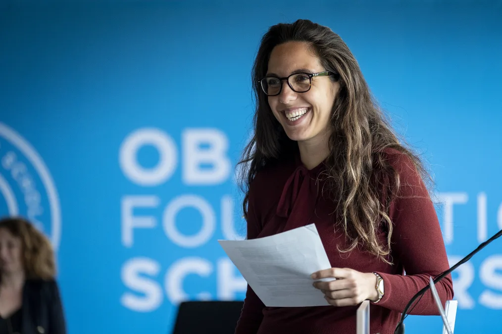 Members of the Obama Scholars New York and Chicago cohorts presented the work they accomplished over the last year at the Harris School of Public Policy in Chicago, IL.