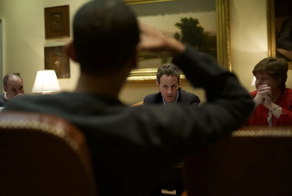 President Obama in Budget Meeting and Governors Ball on Feb. 22, 2009.