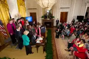 President Barack Obama signs executive actions