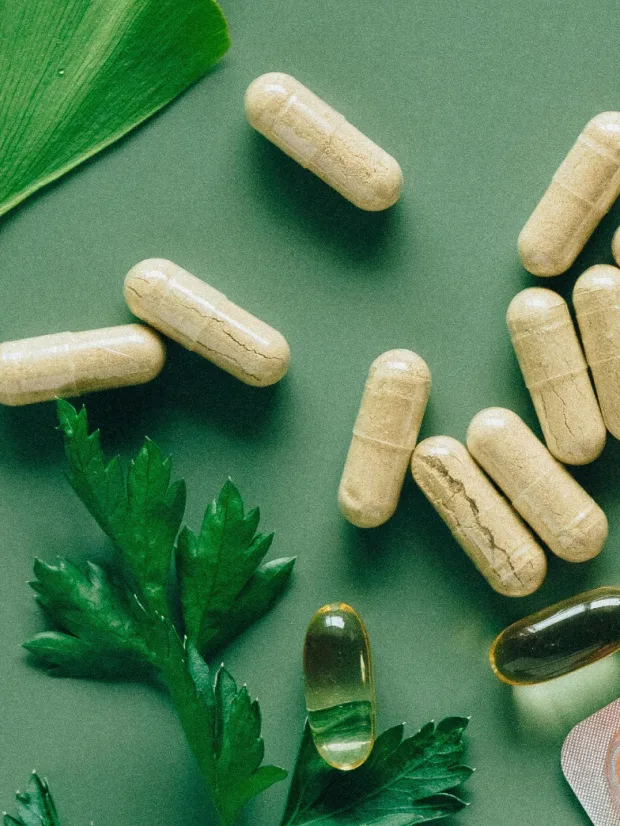 variety of multivitamins on a table