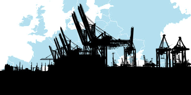 Cuáles son los puertos de mercancías más importantes en Europa.