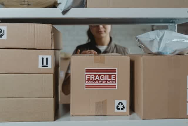 How to send fragile parcels by post.
