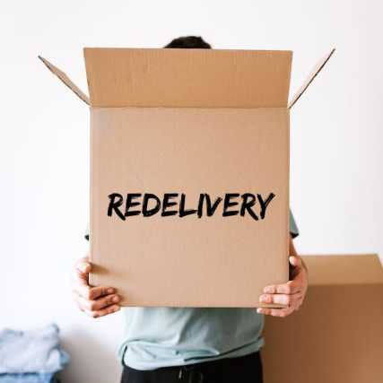 How to arrange redelivery with different couriers.