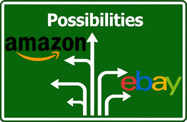 What are the advantages and disadvantages of selling on eBay and Amazon