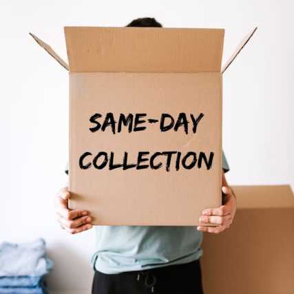 Same-day collection and delivery made easy.