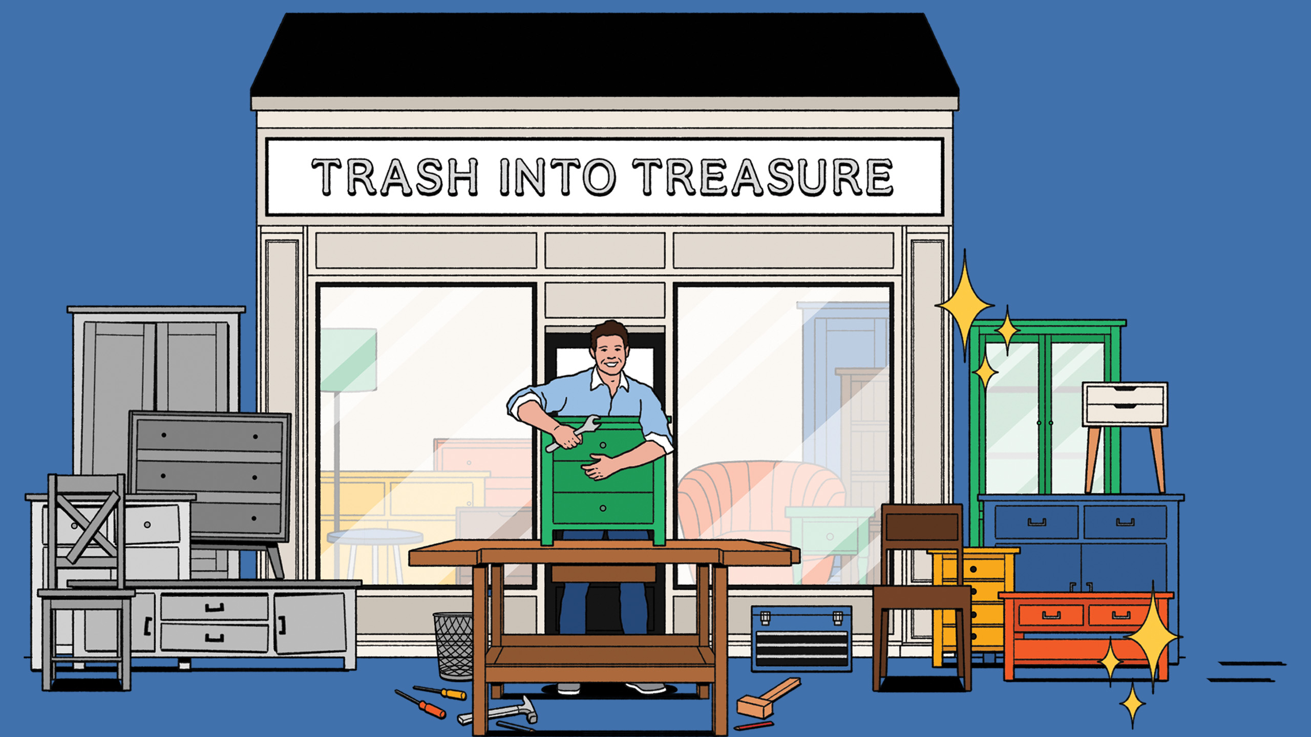 How to... start a furniture upcycling business Courier Mailchimp