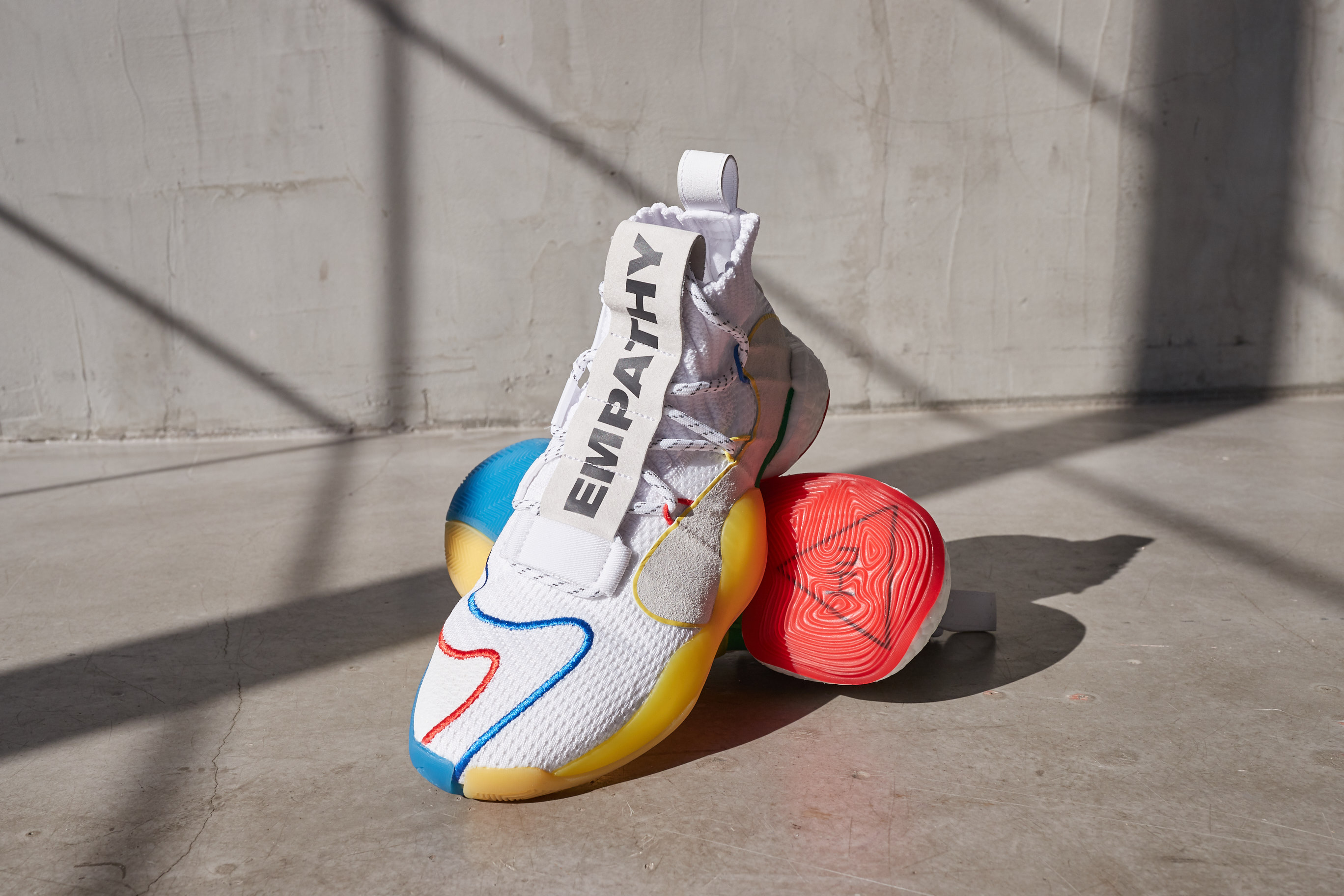 Adidas crazy byw lvl x pharrell alternate on sale white