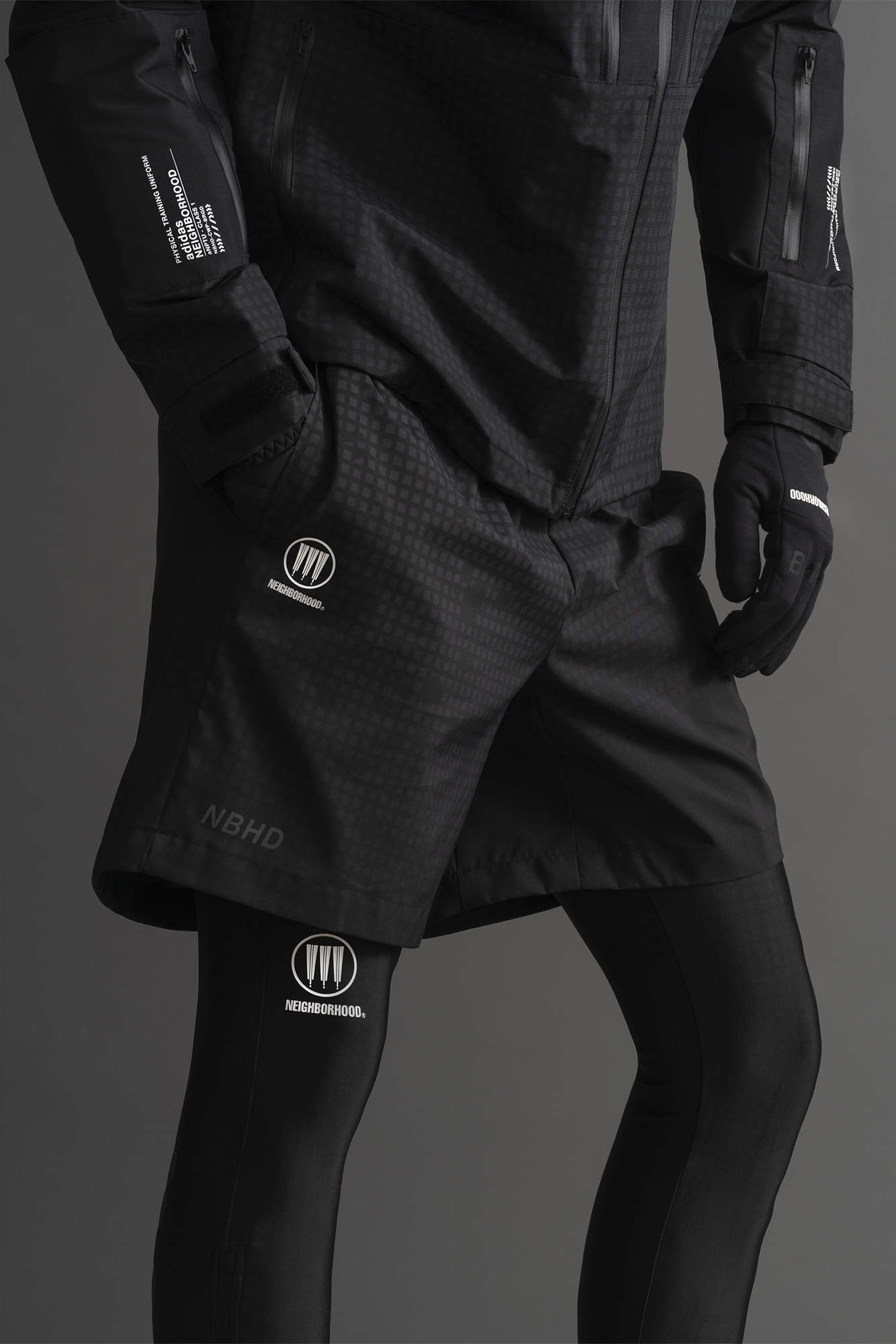 adidas x neighborhood run shorts