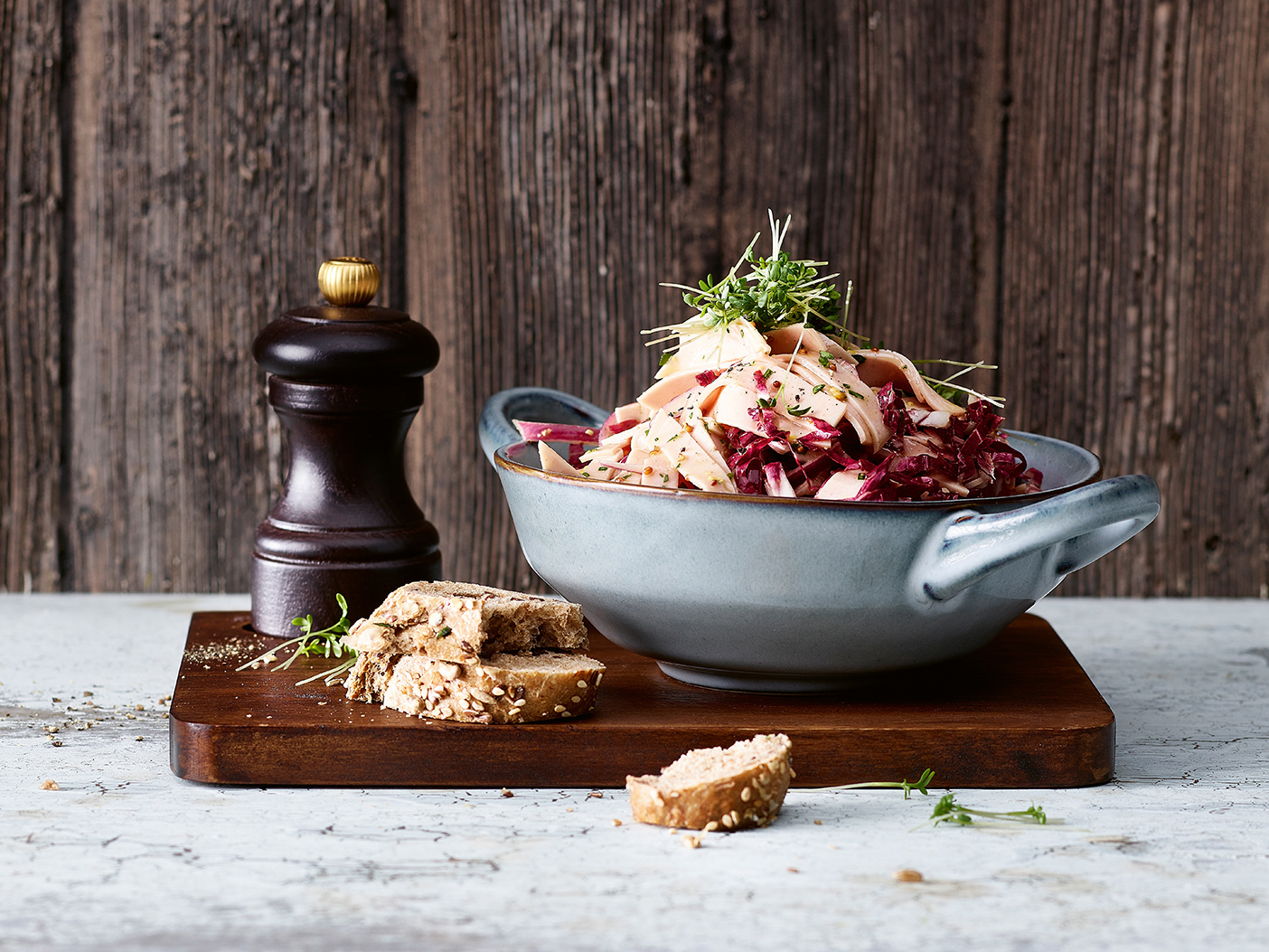 Lyoner-Salat mit Radicchio - Annemarie Wildeisens KOCHEN