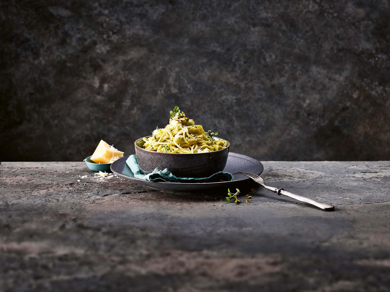 Spaghetti mit Avocado und Brunnenkresse-Pesto - Annemarie Wildeisens KOCHEN