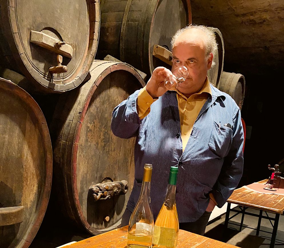 Winzer Albert Thürauf in Rothenburg ob der Tauber kultiviert einen wahren Schatz an fast vergessenen historischen Rebsorten.