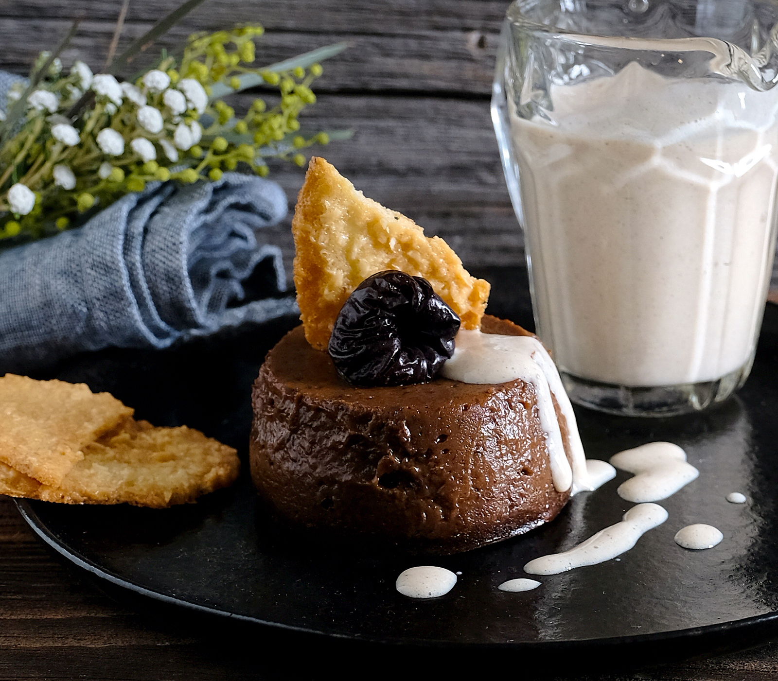 Dörrfrüchteflan mit Zimtsauce - Annemarie Wildeisens KOCHEN