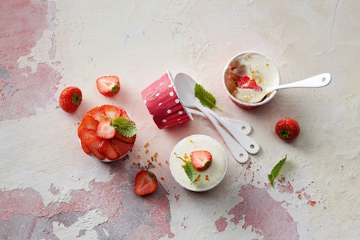 Diplomat Erdbeeren Romanoff - Annemarie Wildeisens KOCHEN