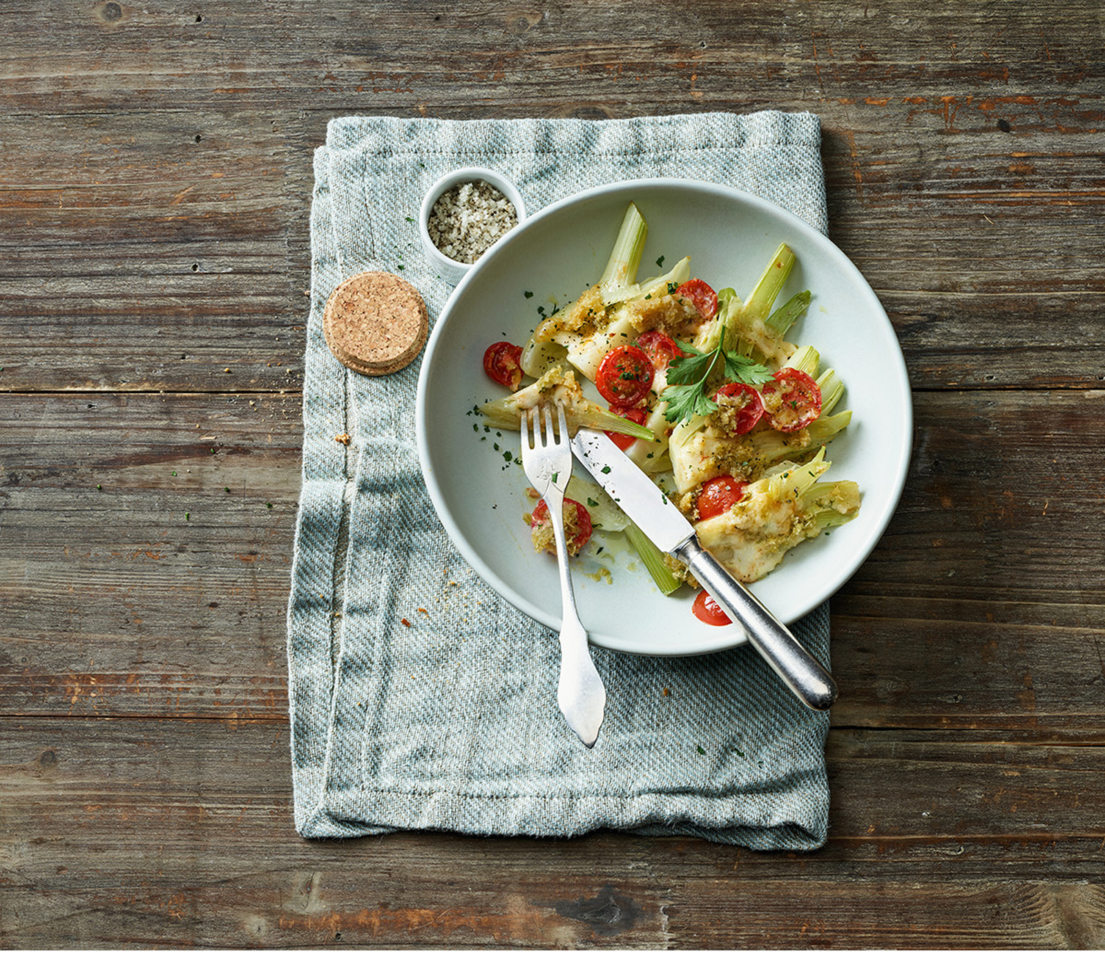 Fenchelgratin mit Cherrytomaten und Mozzarella - Annemarie Wildeisens ...