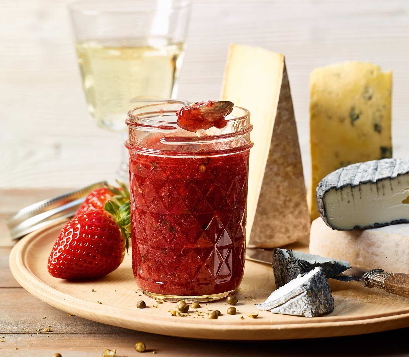 Erdbeer-Chutney mit grünem Pfeffer - Annemarie Wildeisens KOCHEN Erdbeer-Chutney mit grünem Pfeffer - Annemarie Wildeisens KOCHEN