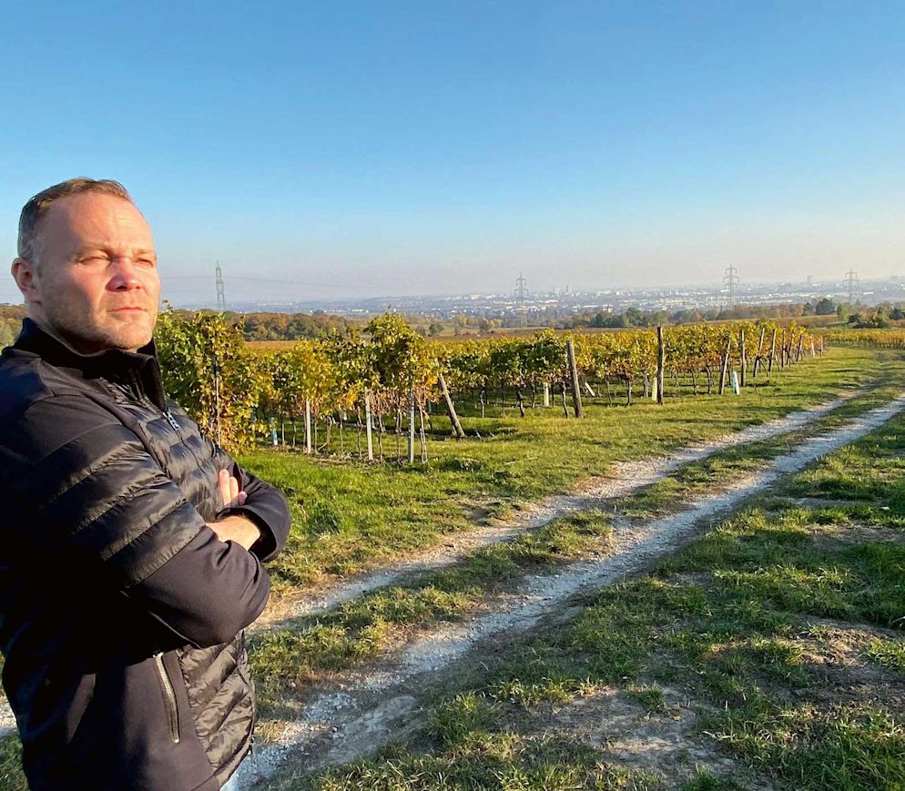 Rainer Christ ist einer der innovativsten Winzer der Stadt.