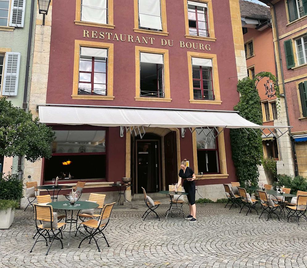 Das «Du Bourg» befindet sich in einem Gebäude aus dem Jahr 1500.