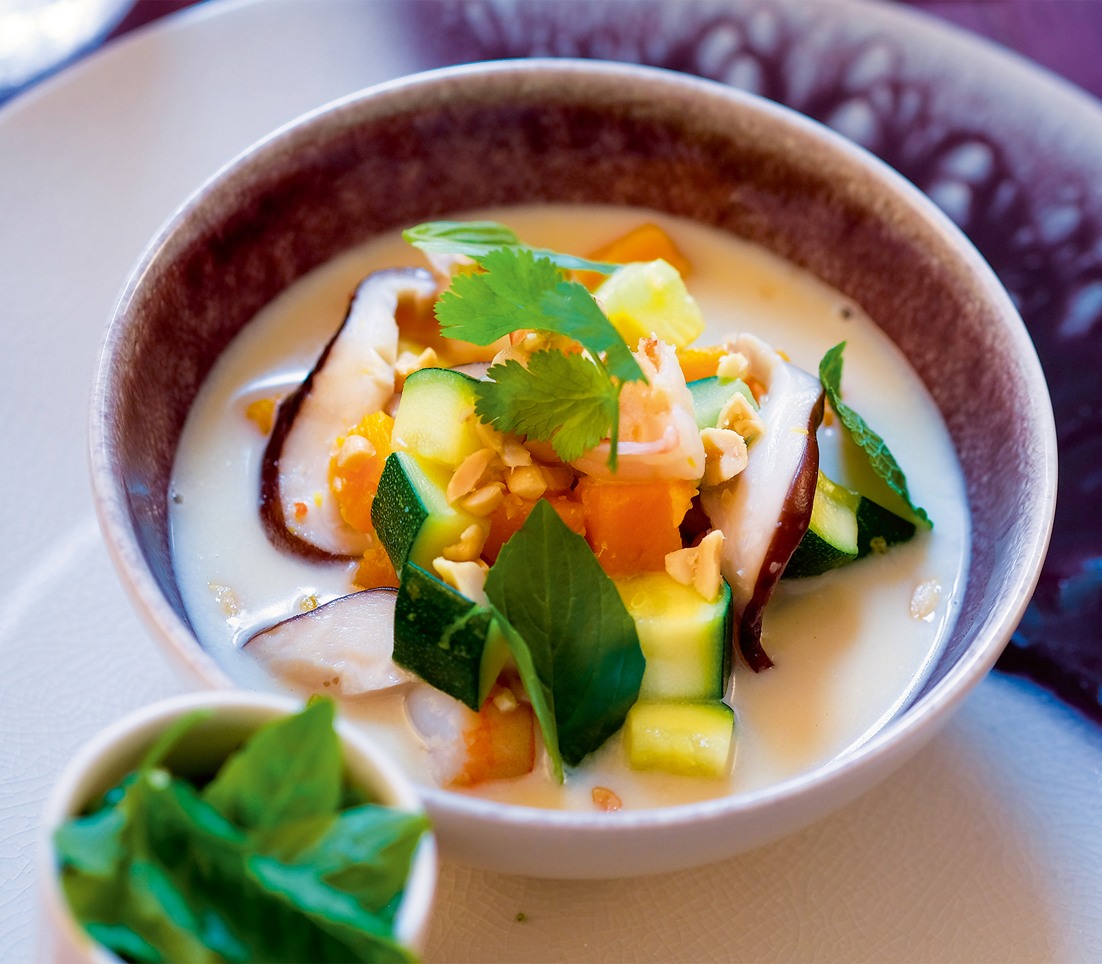 Kürbissuppe mit Kokosmilch und Crevetten - Annemarie Wildeisens KOCHEN