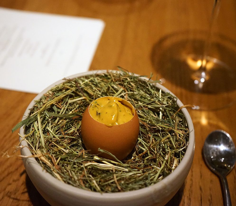 Das «Nest Egg» ist eines der aboluten Vorzeigegerichte von «Hide»-Chefkoch Ollie Dabbous.