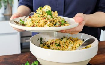 Couscous-Salat mit Blumenkohl