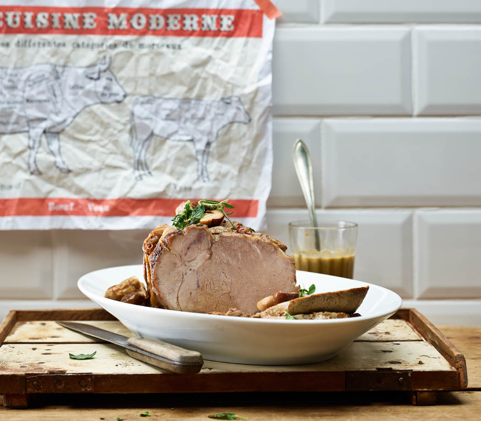 Kalbsbraten an Steinpilz-Kräuter-Sauce - Annemarie Wildeisens KOCHEN Kalbsbraten an Steinpilz-Kräuter-Sauce - Annemarie Wildeisens KOCHEN