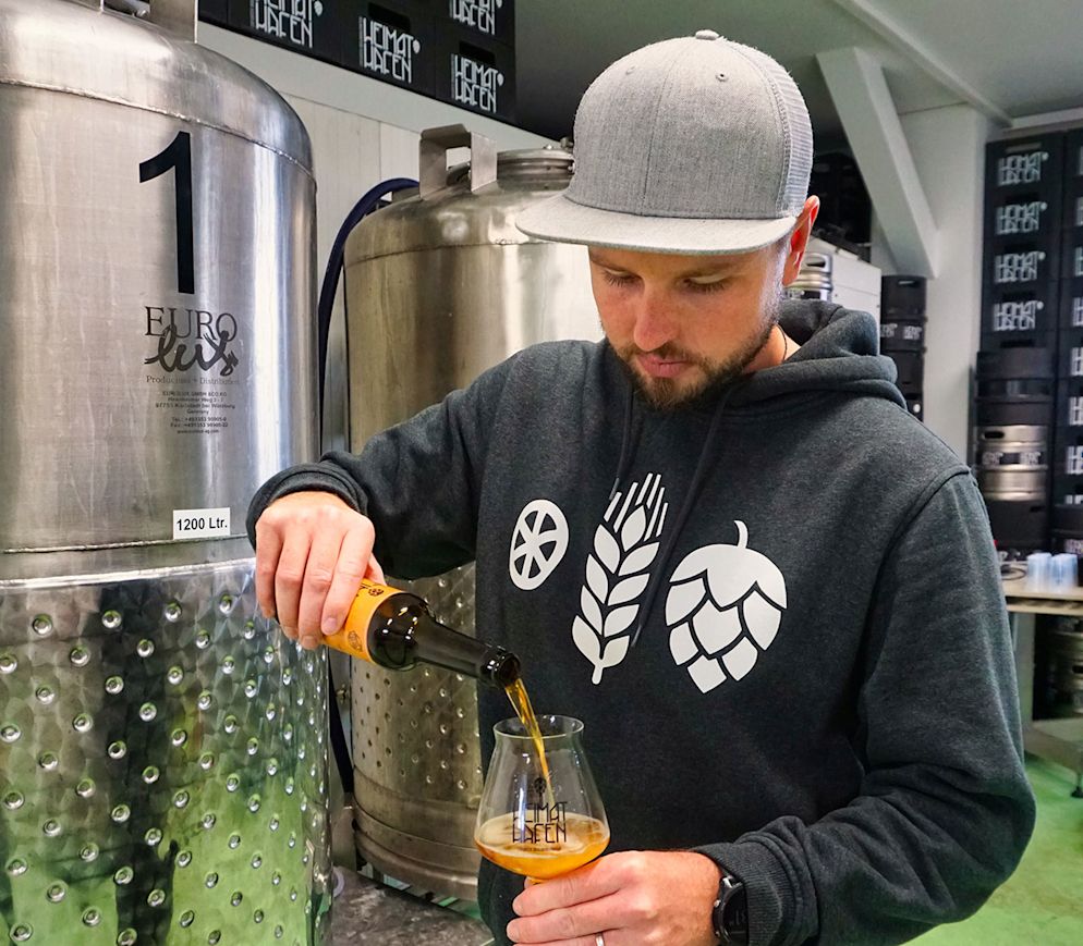Vorreiter für eine eigenständige Erfurter Bierkultur: Jan Schlennstedt und seine Braumanufaktur «Heimathafen».