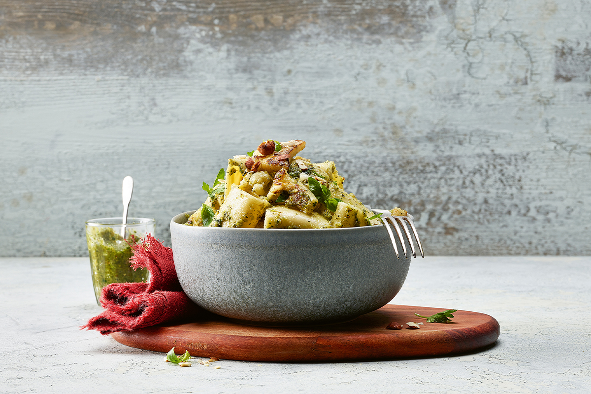 Pasta Mit Blumenkohl Und Haselnuss-Pesto - Annemarie Wildeisens KOCHEN